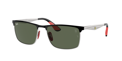Ray Ban X Scuderia Ferrari Rb3726m Sonnenbrille In Dark Green