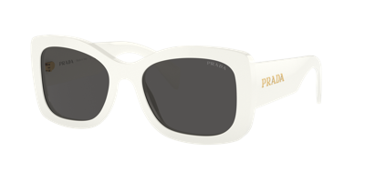 Prada Eyewear Square Frame Sunglasses In Dark Grey
