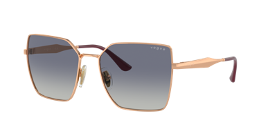 Shop Vogue Eyewear Woman Sunglasses Vo4284s In Grey Gradient Dark Blue