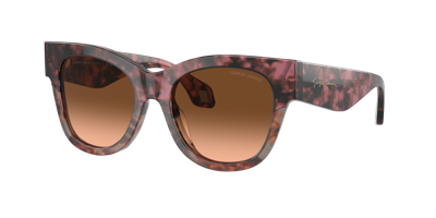 Giorgio Armani Woman Sunglass Ar8195u In Pink Gradient Brown