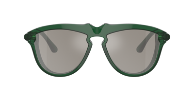 Shop Burberry Man Sunglasses Be4417u In Light Grey Mirror Silver