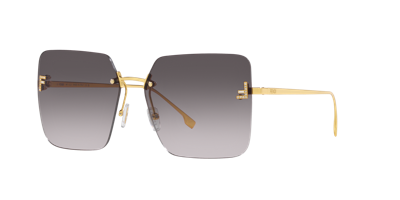 Fendi Fe4082us 30b Butterfly Sunglasses In Brown