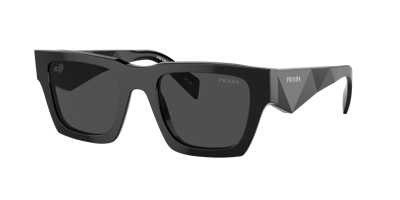 Shop Prada Man Sunglasses Pr A06s In Dark Grey