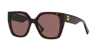Gucci Gg1300s 002 Square Sunglasses In Brown