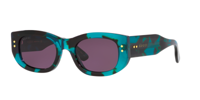 Shop Gucci Woman Sunglass Gg1215s In Violet