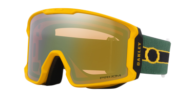 Shop Oakley Unisex Sunglass Oo7070 Line Miner™ L Sage Kotsenburg Signature Series Snow Goggles In Prizm Sage Gold Iridium