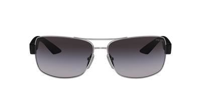 Shop Prada Linea Rossa Man Sunglasses Ps 50zs In Gradient Grey