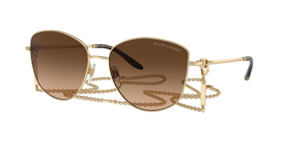 Shop Ralph Lauren Woman Sunglass Rl7079 The Vivienne In Taupe Gradient