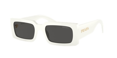 Shop Prada Woman Sunglasses Pr A07s In Dark Grey