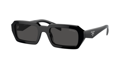 Shop Prada Woman Sunglasses Pr A12s In Dark Grey