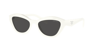 Shop Prada Woman Sunglasses Pr A02s In Dark Grey
