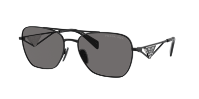 Prada Woman Sunglass Pr A50s In Dark Grey Polar