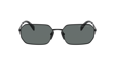 Shop Prada Woman Sunglasses Pr A51s In Black Grey Polar