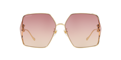 Shop Gucci Woman Sunglass Gg1322sa In Pink