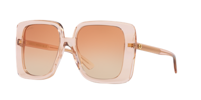 Shop Gucci Woman Sunglass Gg1314s In Brown