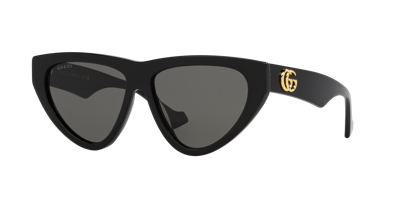 Shop Gucci Woman Sunglass Gg1333s In Grey