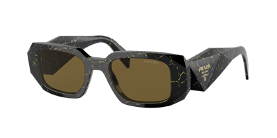 Prada Woman Sunglass Pr 17wsf In Dark Brown