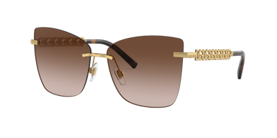 Shop Dolce & Gabbana Dolce&gabbana Woman Sunglass Dg2289 In Brown Gradient