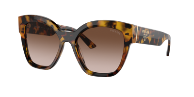 Shop Prada Woman Sunglasses Pr 17zs In Brown Gradient