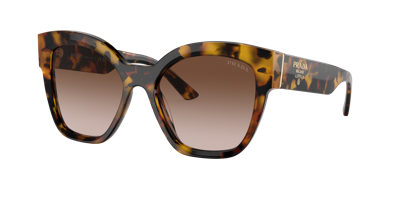 Prada Tortoiseshell-effect Cat-eye Sunglasses In Brown Gradient