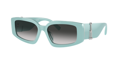 Tiffany & Co Tf4208u Steve Mcqueen Rectangle-frame Acetate Sunglasses In Grey Gradient