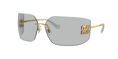 Shop Miu Miu Woman Sunglass Mu 54ys In Light Grey