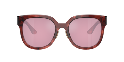 Miu Miu Miu Womens Red Mu 01zs Square-frame Tortoiseshell Acetate Sunglasses In Bordeaux