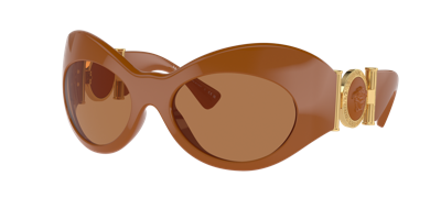 Versace Bronze Irregular Ladies Sunglasses Ve4462 544773 58 In Bronze