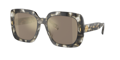 Tory Burch Woman Sunglass Ty7193u In Light Brown Mirror Gold