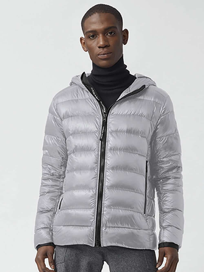 Shop Canada Goose Logo-patch Padded Down Jacket