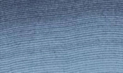 Travis Mathew Good Luck Stripe Button-down Shirt In Blue Nights