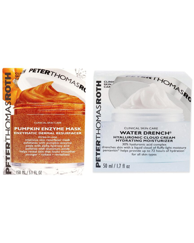Shop Peter Thomas Roth Unisex Pumpkin Enzyme Mask & Water Drench Hyaluronic Cream  2pc Kit