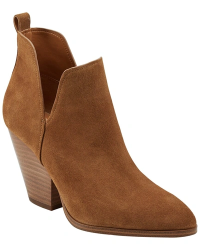 Shop Marc Fisher Ltd Tanilla Leather Bootie In Brown