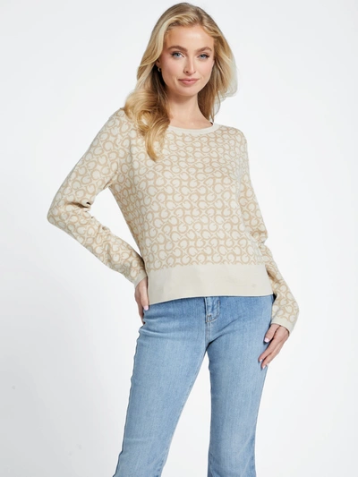 Shop Guess Factory Eco Gianna Sweater Top In Multi