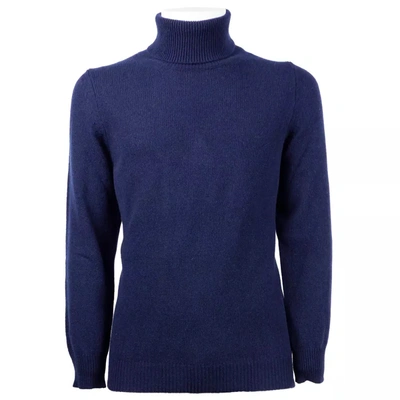 Shop Emilio Romanelli Cashmere Men's Sweater In Blue