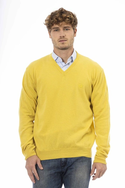 Shop Sergio Tacchini Wool Men's Sweater In Yellow