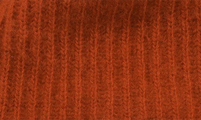 Shop Portolano Cashmere Beanie In Rust