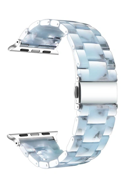Shop The Posh Tech Elle Resin Apple Watch® Watchband In Light Blue