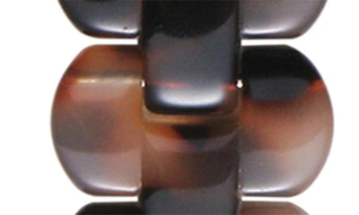 The Posh Tech Elle Resin Apple Watch® Watchband In Chocolate Tortoise