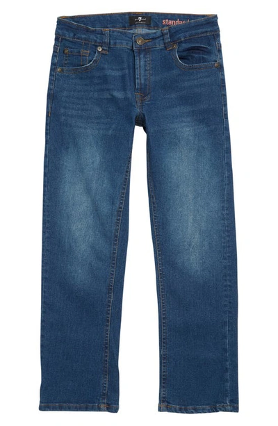 Shop 7 For All Mankind Kids' Standard Fit Stretch Denim Jeans In Apennine
