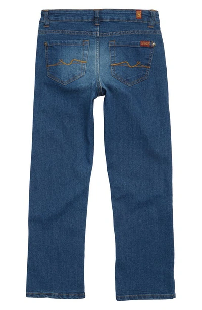 Shop 7 For All Mankind Kids' Standard Fit Stretch Denim Jeans In Apennine