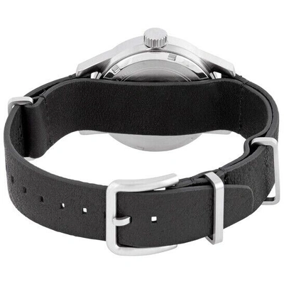 Pre-owned Bulova Men's Dial Leather Strap Hack Watch 96a246