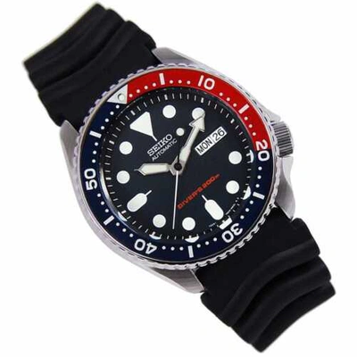 Pre-owned Seiko Skx009 Skx009k1 Automatic 200m Diver Rubber Band Free Ship