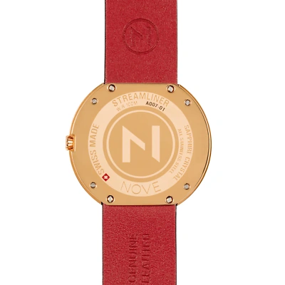 Pre-owned Nove Streamliner 46mm Black Rose Gold Watch - Brand