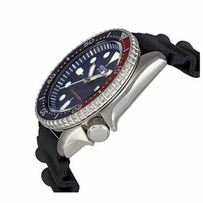 Pre-owned Seiko Skx009 Skx009k1 Automatic 200m Diver Rubber Band Free Ship