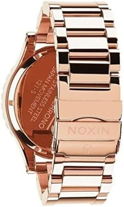 Pre-owned Nixon Watch Men's 51-30 Chronograph All Rose Gold A083897 A083-897d