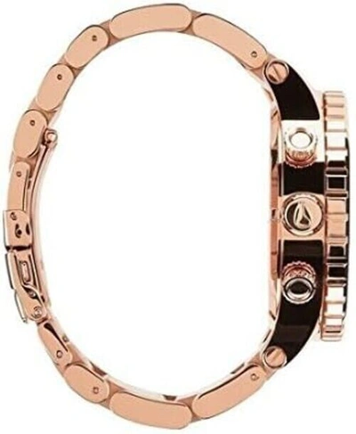 Pre-owned Nixon Watch Men's 51-30 Chronograph All Rose Gold A083897 A083-897d