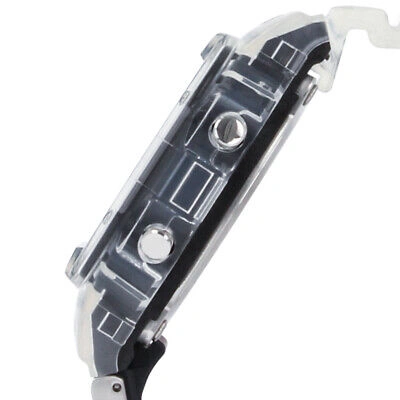 Pre-owned Casio 40th Anniversary Clear Remix Eric Hayes Digital Watch Silver Skeleton Dwe-5640rx