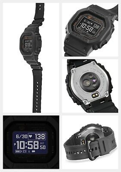 Pre-owned Casio G-shock Dw-h5600-1jr G-squad Sport Bluetooth Digital Smartwatch Men Watch