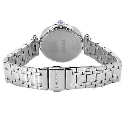 Pre-owned Seiko Quartz Diamond Green Dial Ladies Watch Srz535p1